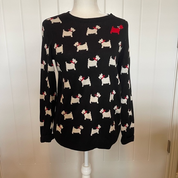 ♥️CHARTER CLUB EUC ONE RED DOG SWEATER - Picture 2 of 10